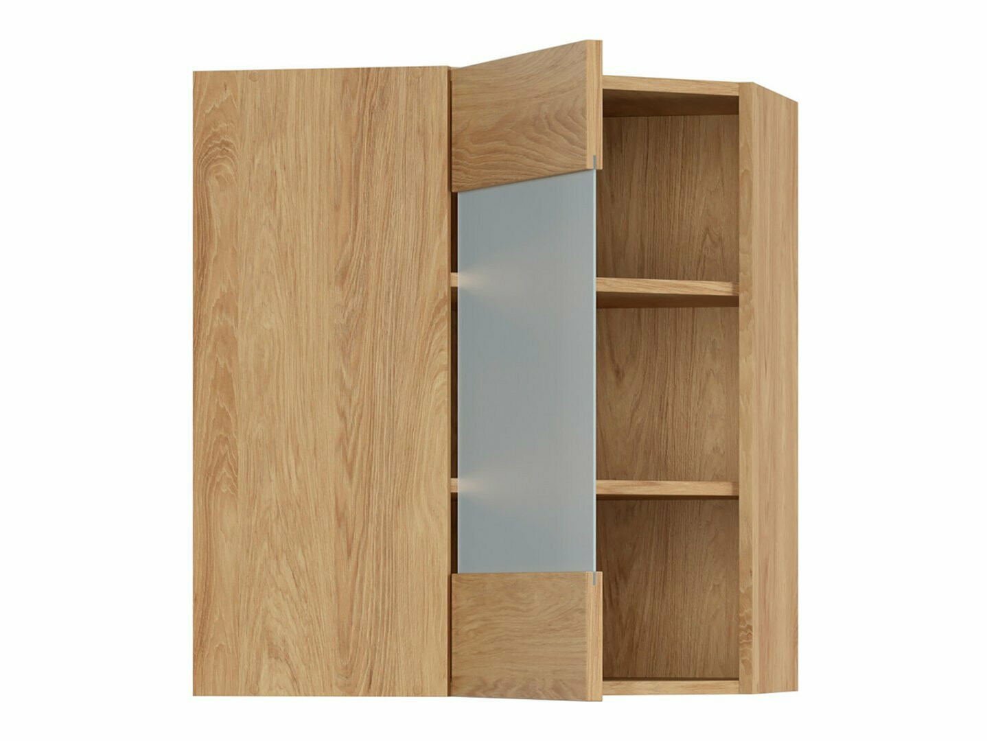 Moduláris fali sarokszekrény Soli Cream 177