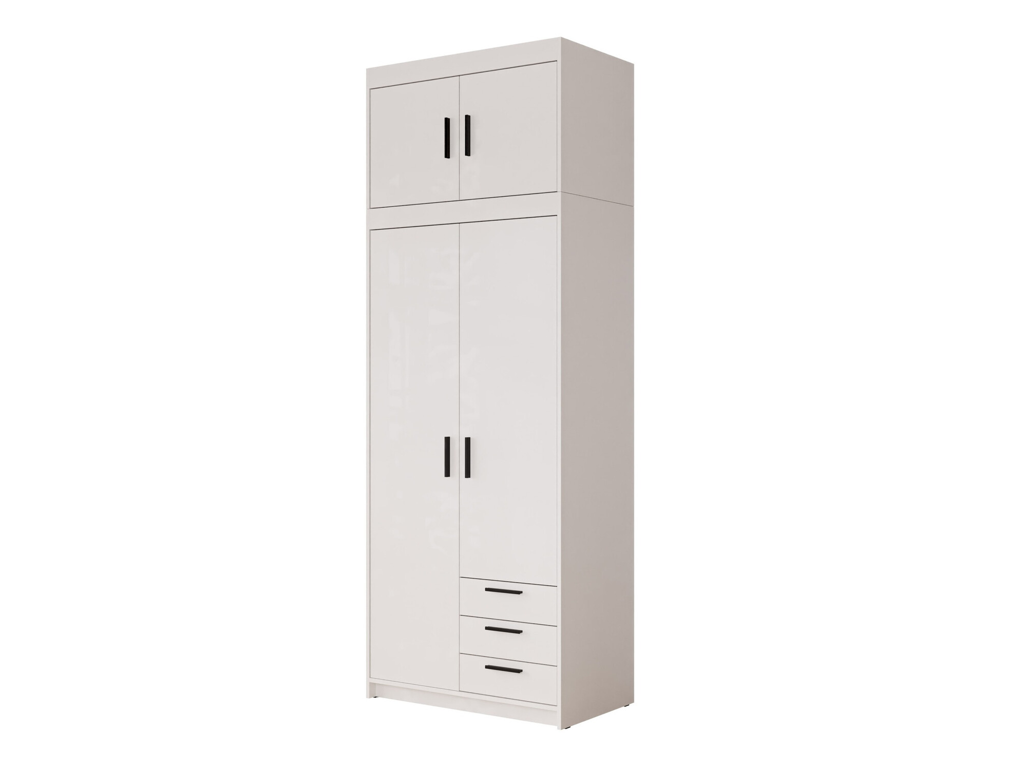 Gardróbszekrény Novduni 113 (Fehér)