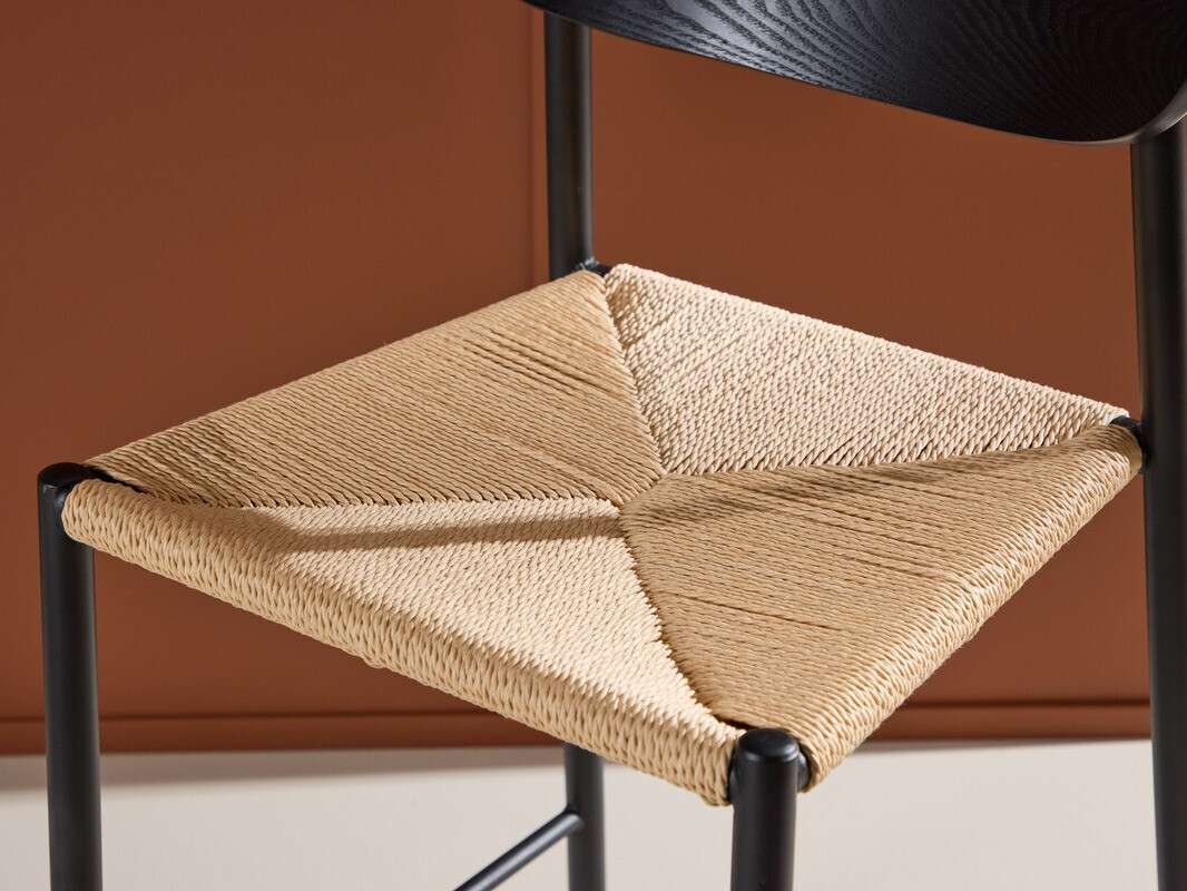 Alacsony bárszék Dallas 4705 (Fekete + Világosbarna)