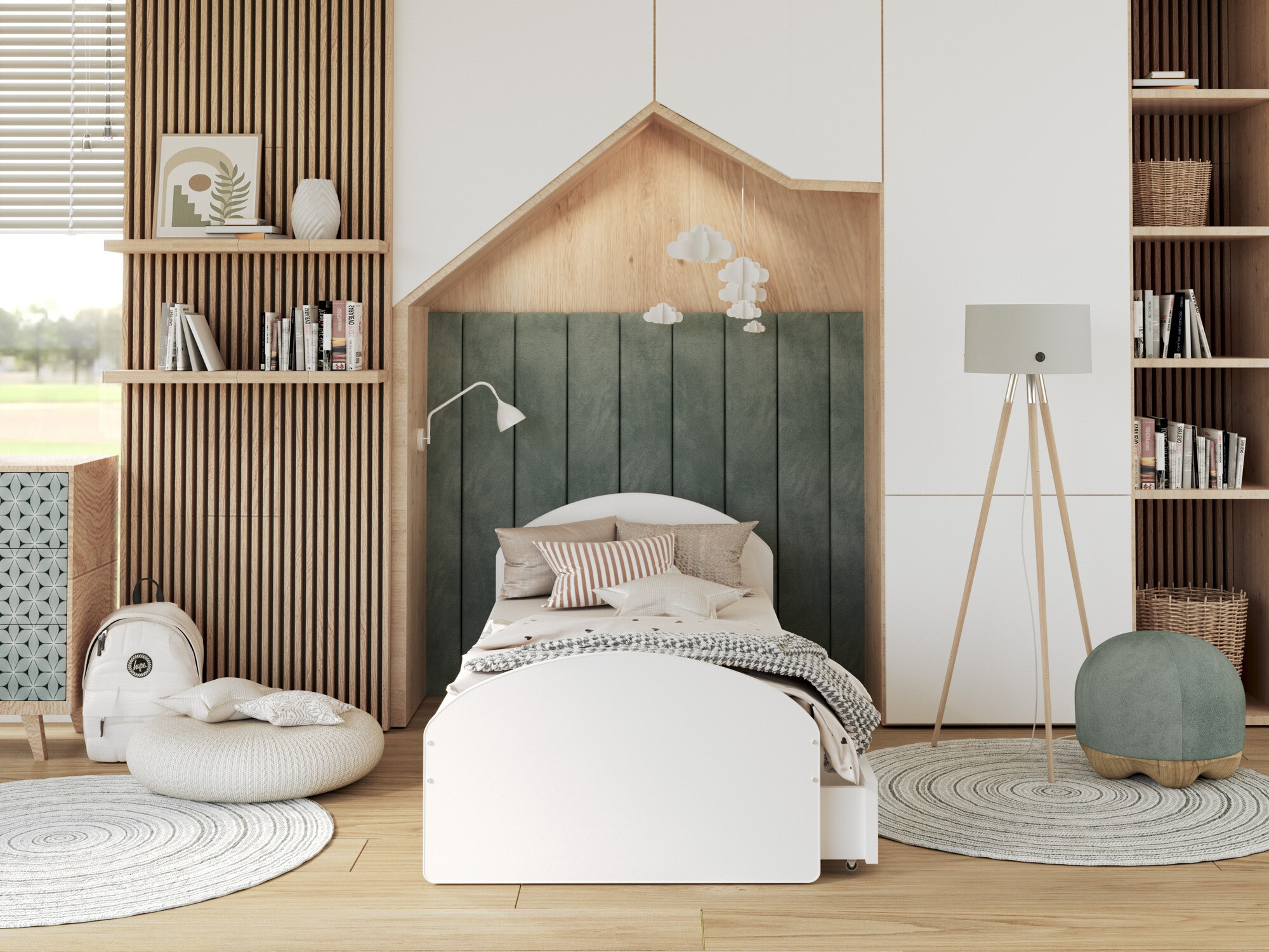 Ágy Aurora 177 (Fehér)