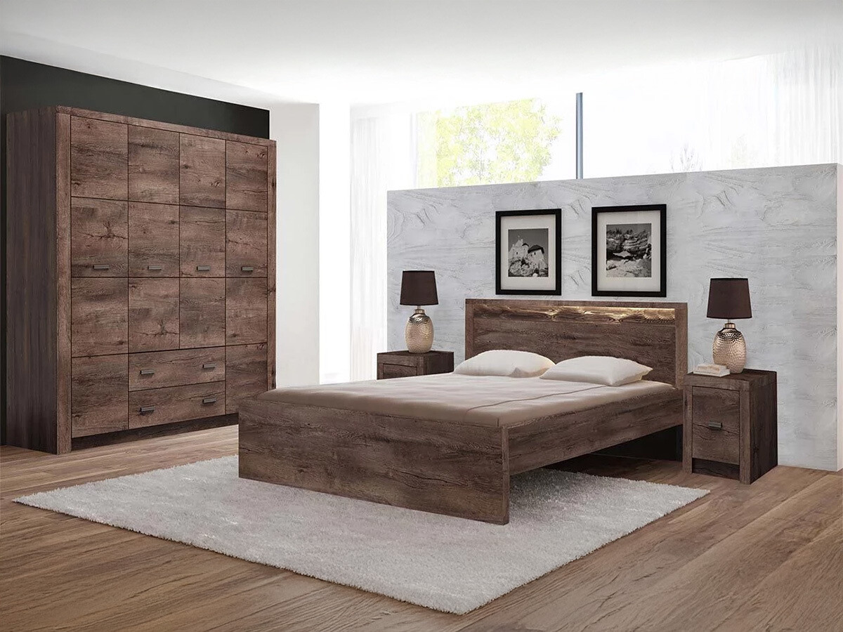 Éjjeliszekrény Serfeno 118 (Sötét hamuszürke)