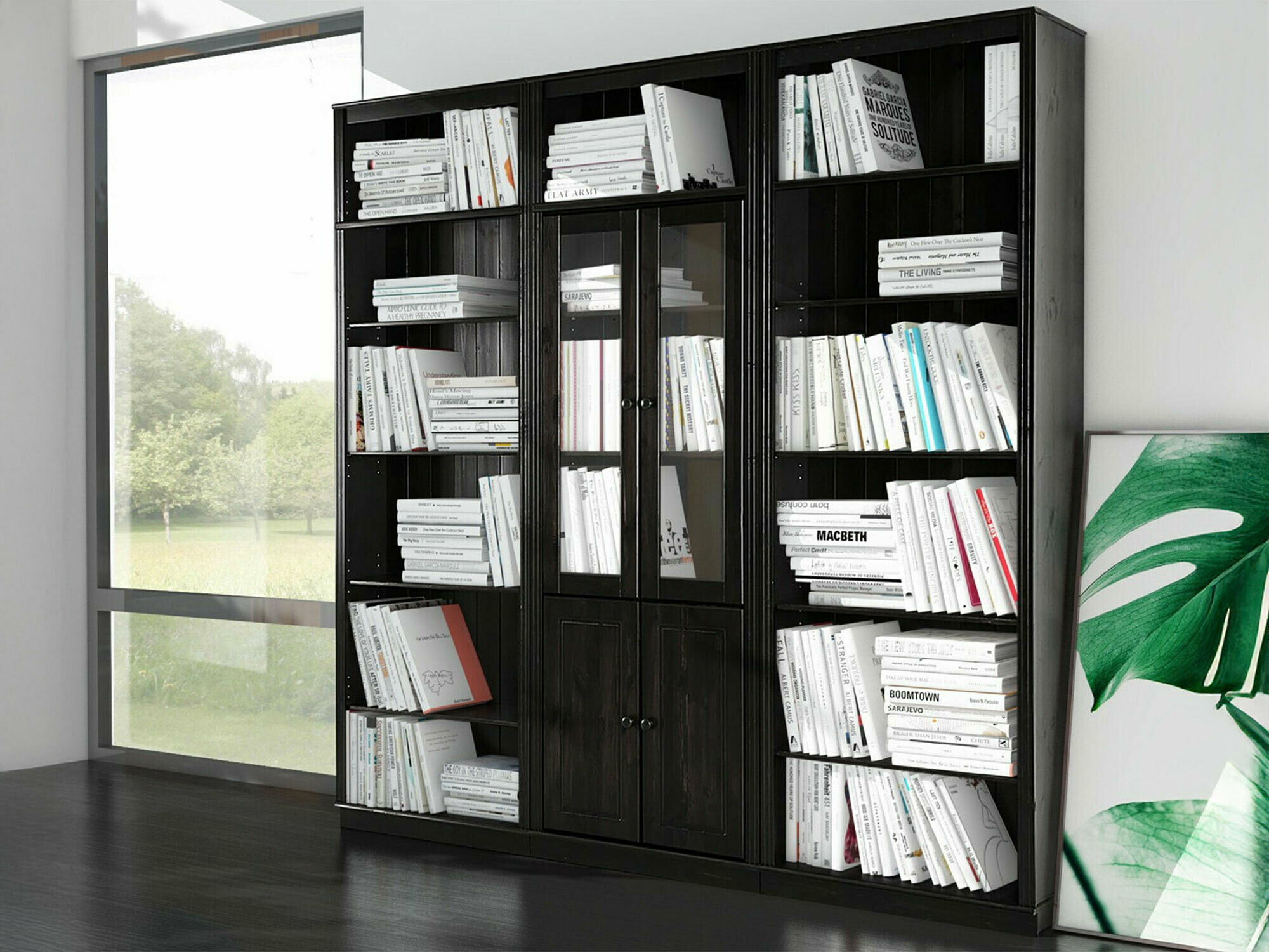 Polc szett Saltoro 113 (Sötét barna)