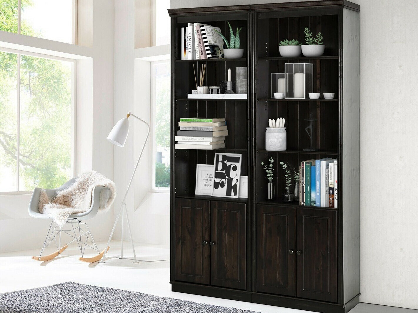 Polc szett Saltoro 115 (Sötét barna)