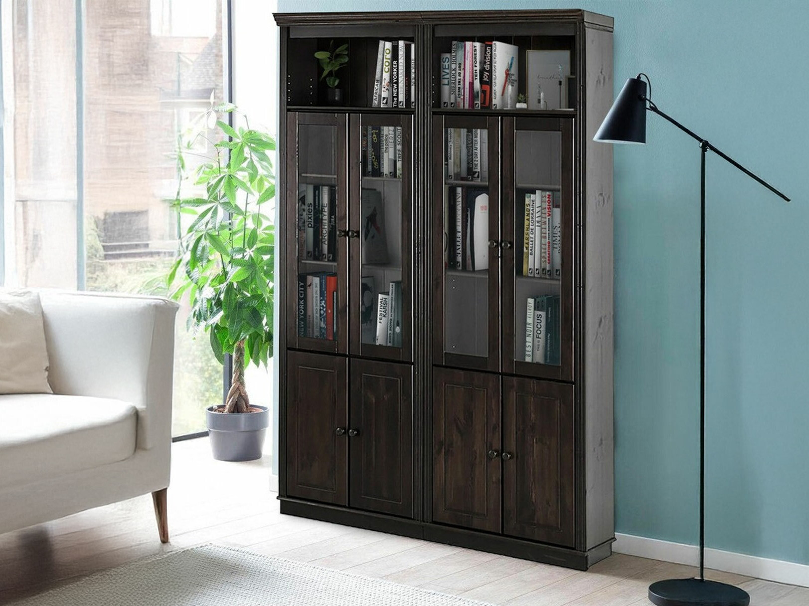 Polc szett Saltoro 119 (Sötét barna)