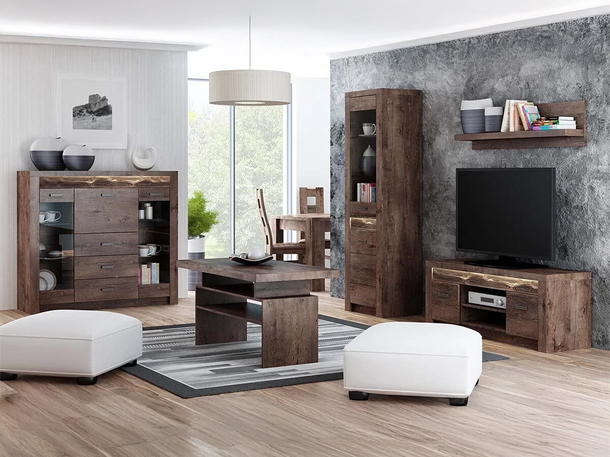 TV-állvány Serfeno 106 (Sötét hamuszürke)