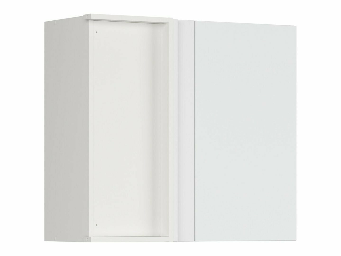 Moduláris fali sarokszekrény Top White 155