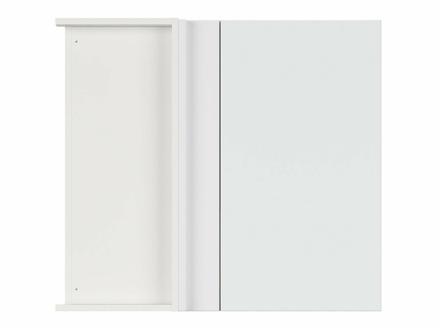 Moduláris fali sarokszekrény Top White 155