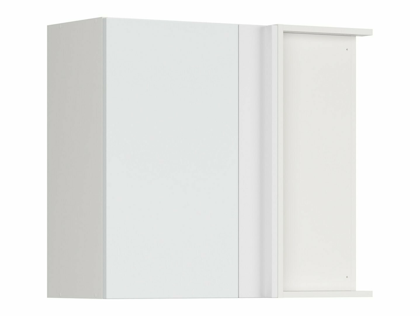 Moduláris fali sarokszekrény Top White 155