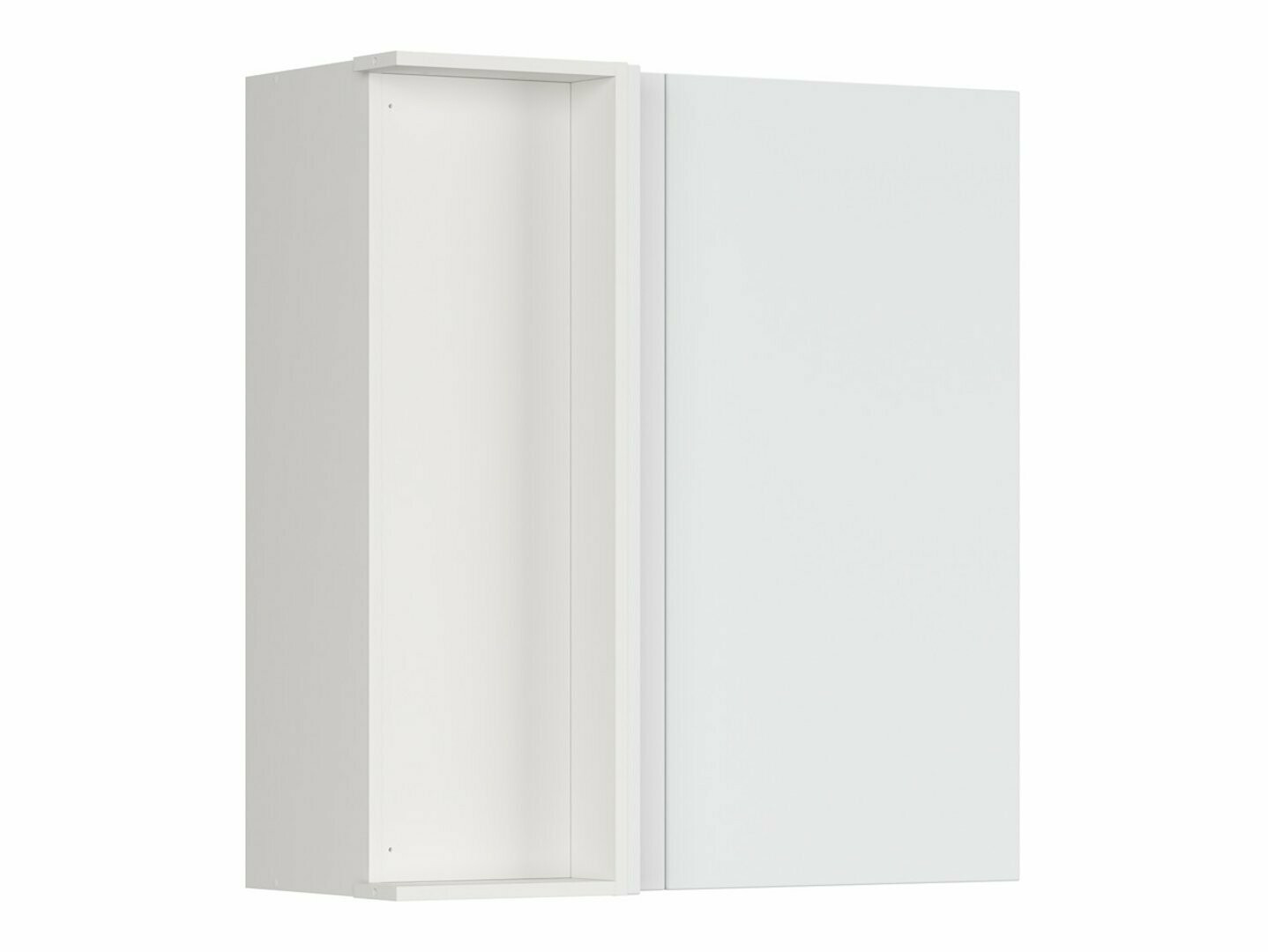 Moduláris fali sarokszekrény Top White 158