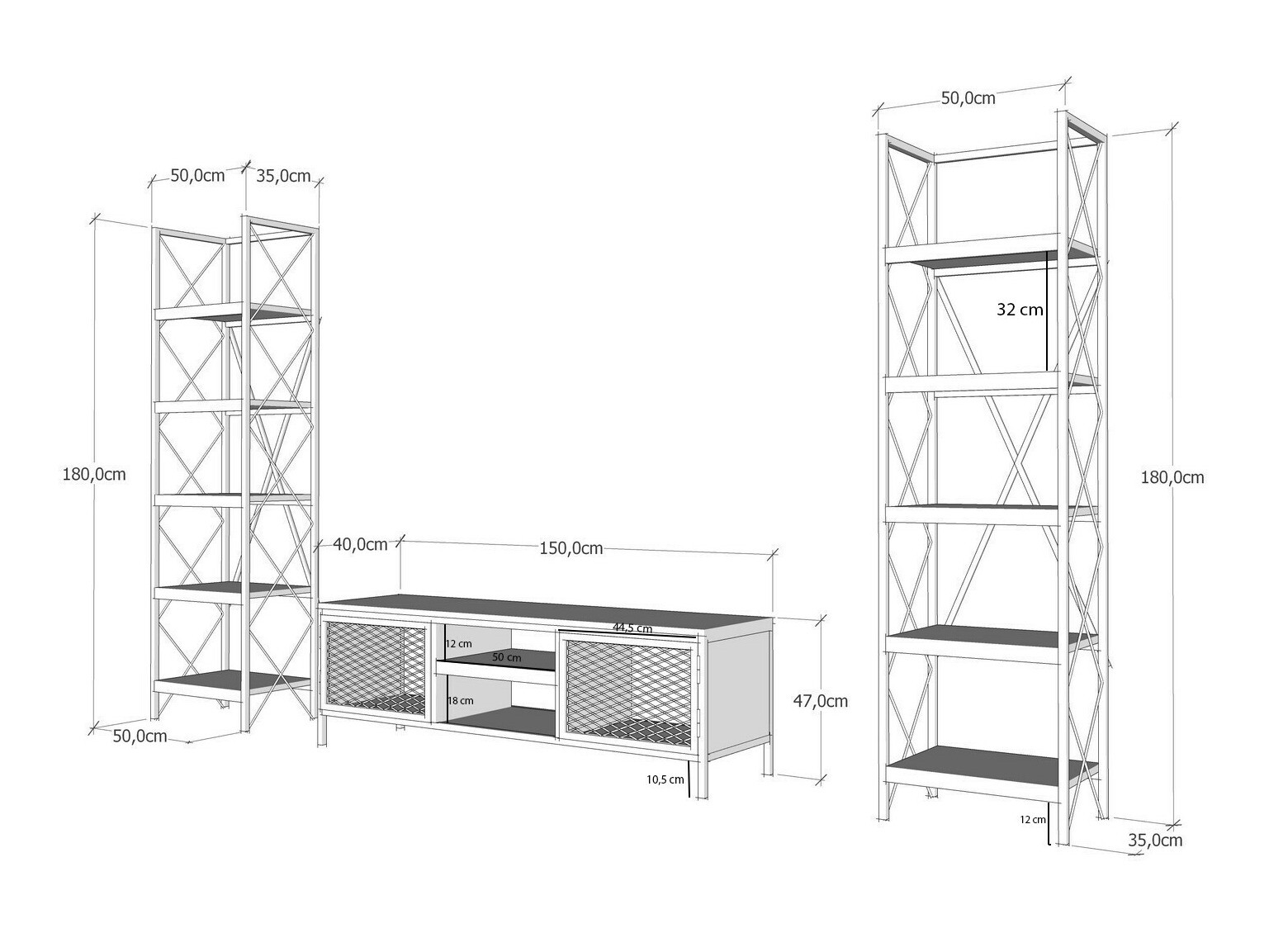 Nappali szett Asheboro 166