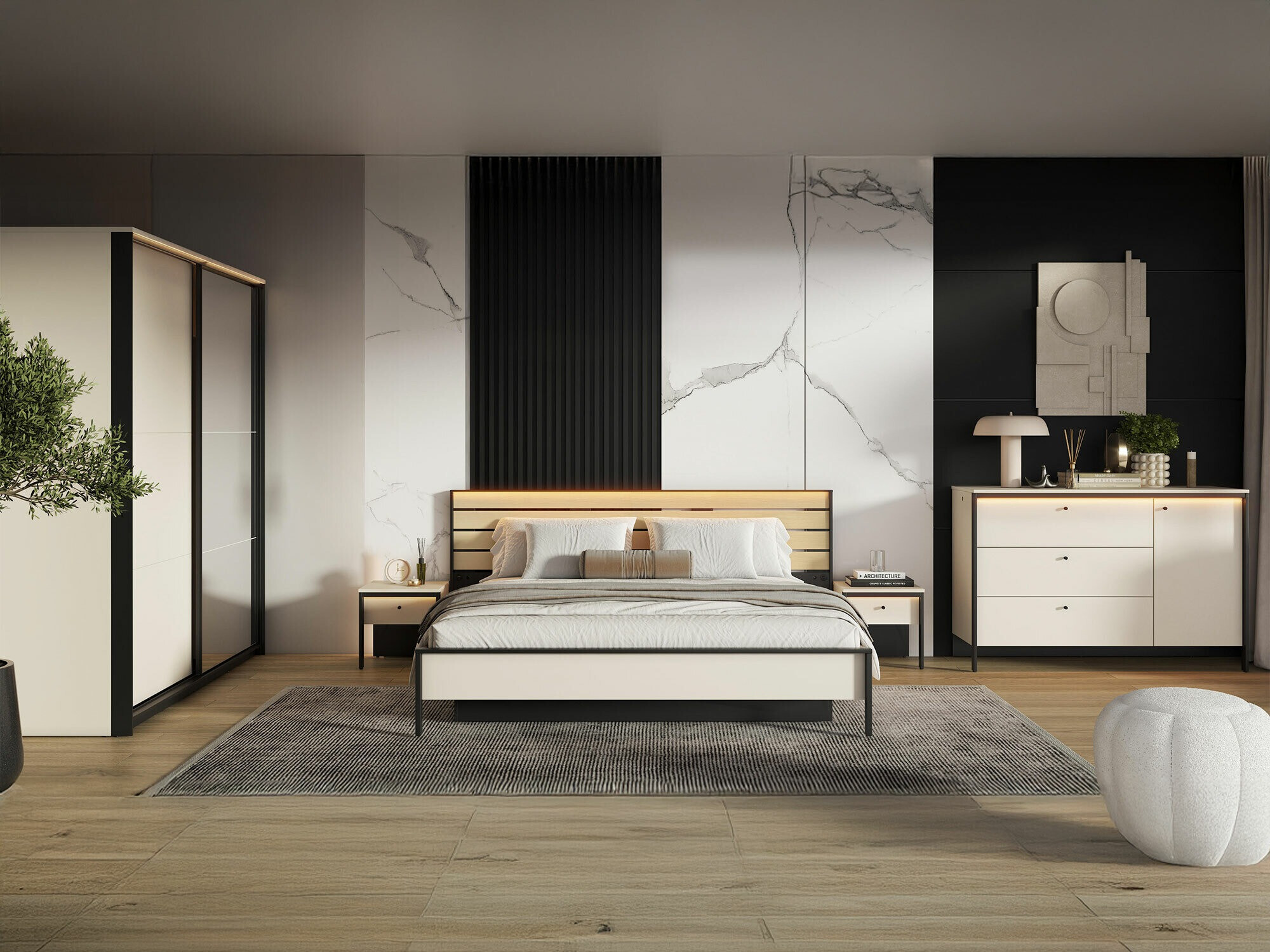 Gardróbszekrény Virmoro 100