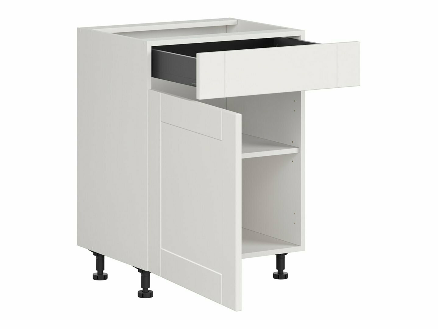 Moduláris szekrény fiókkal és ajtókkal Eva White 105