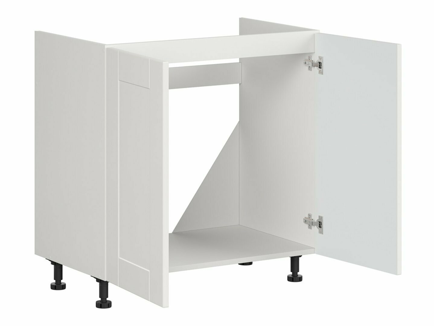 Moduláris mosogató szekrény ajtókkal Eva White 125