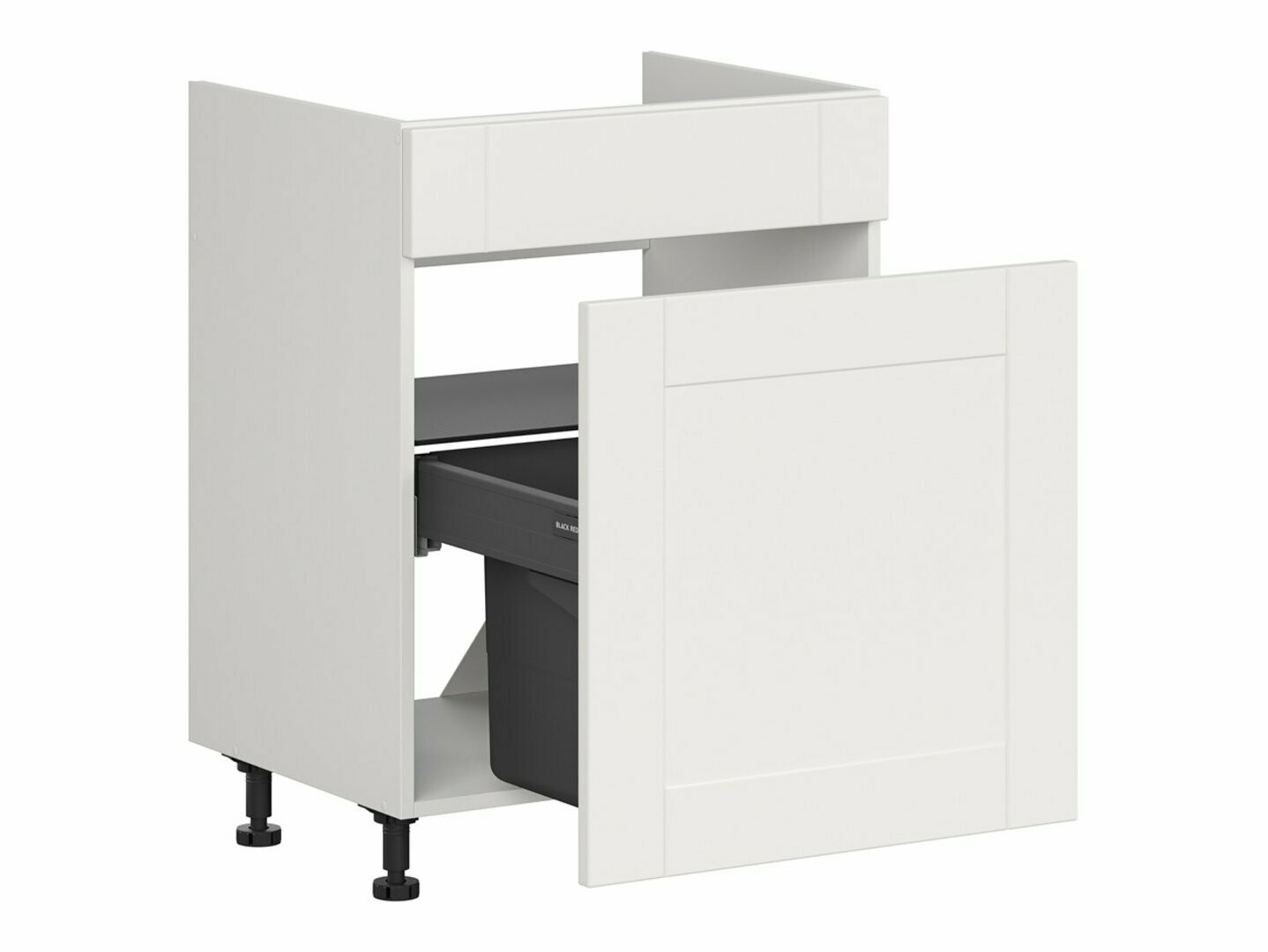 Moduláris mosogató szekrény ajtókkal Eva White 126