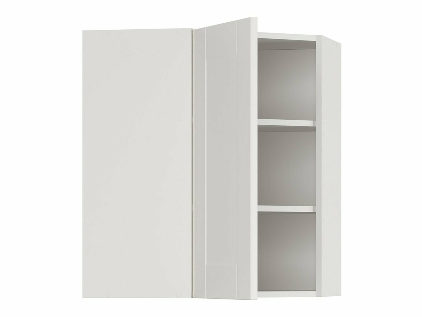 Moduláris fali sarokszekrény Eva White 162