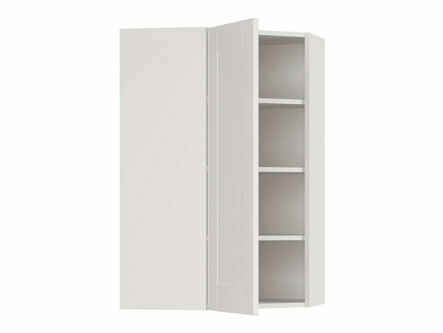 Moduláris fali sarokszekrény Eva White 164