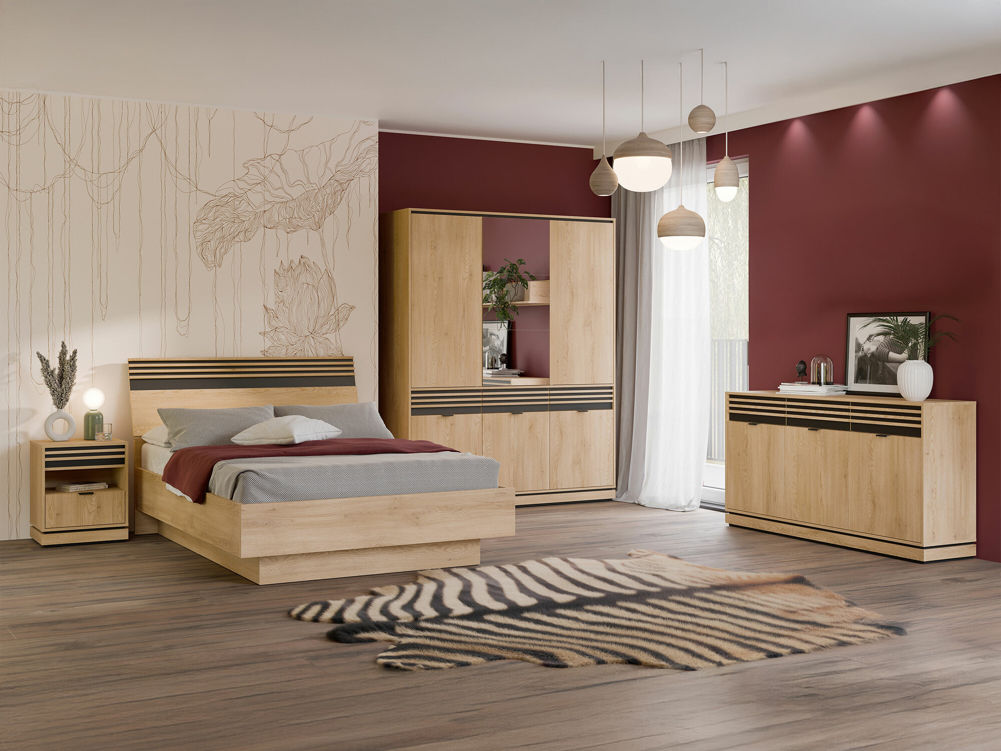 Hálószoba garnitúra Cavtole 121