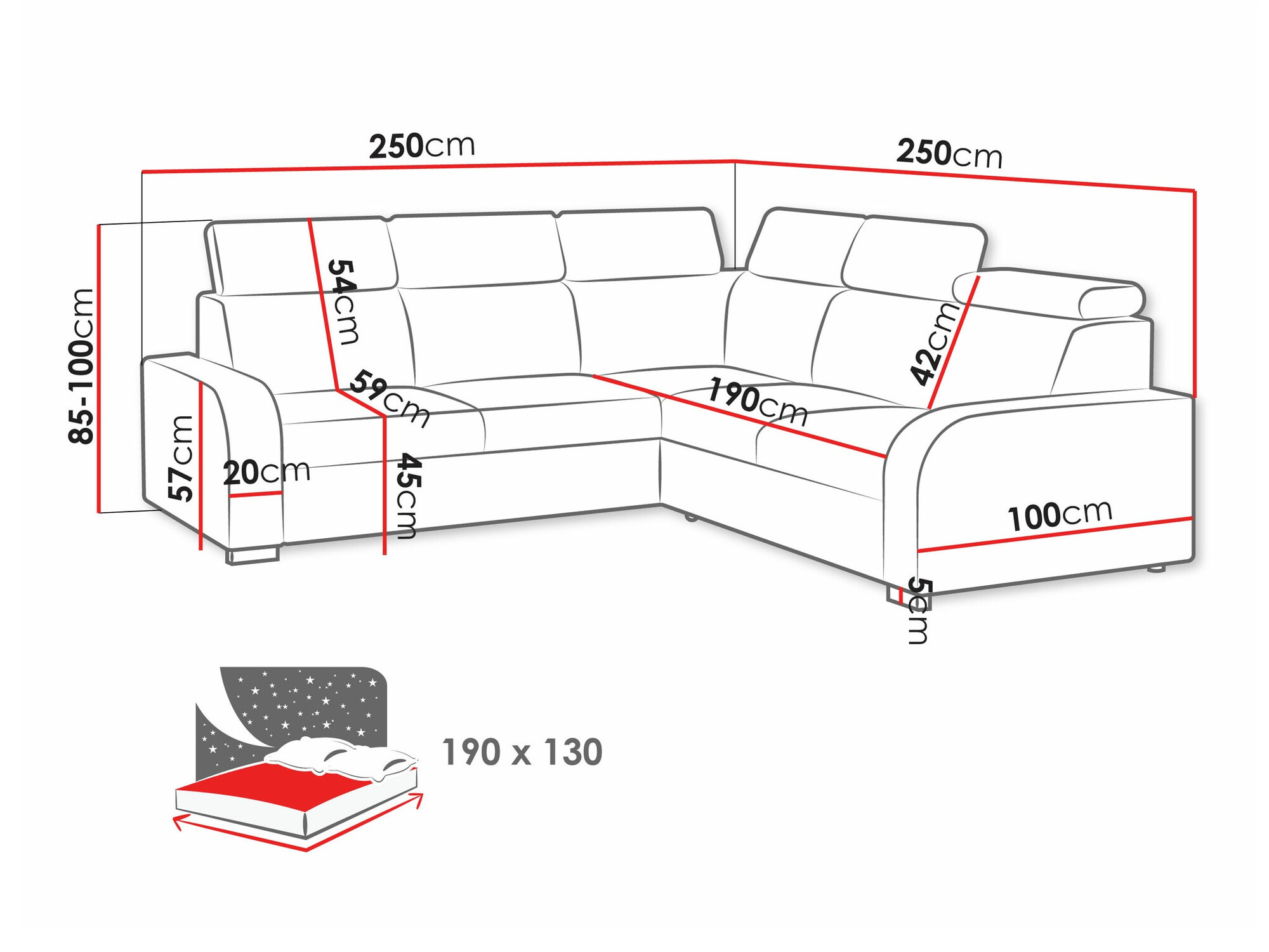 Sarokkanapé Etrcala 101 (Crown 2)