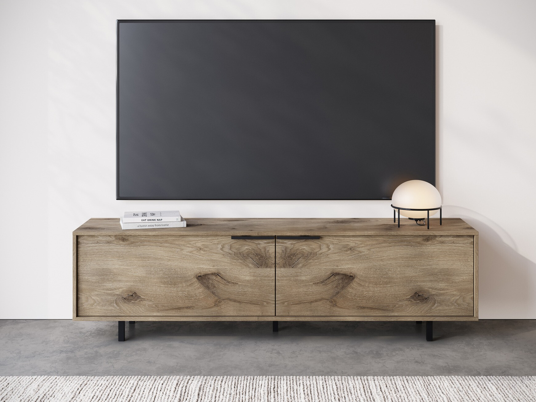 TV-állvány Denton 1441 (Tölgy)