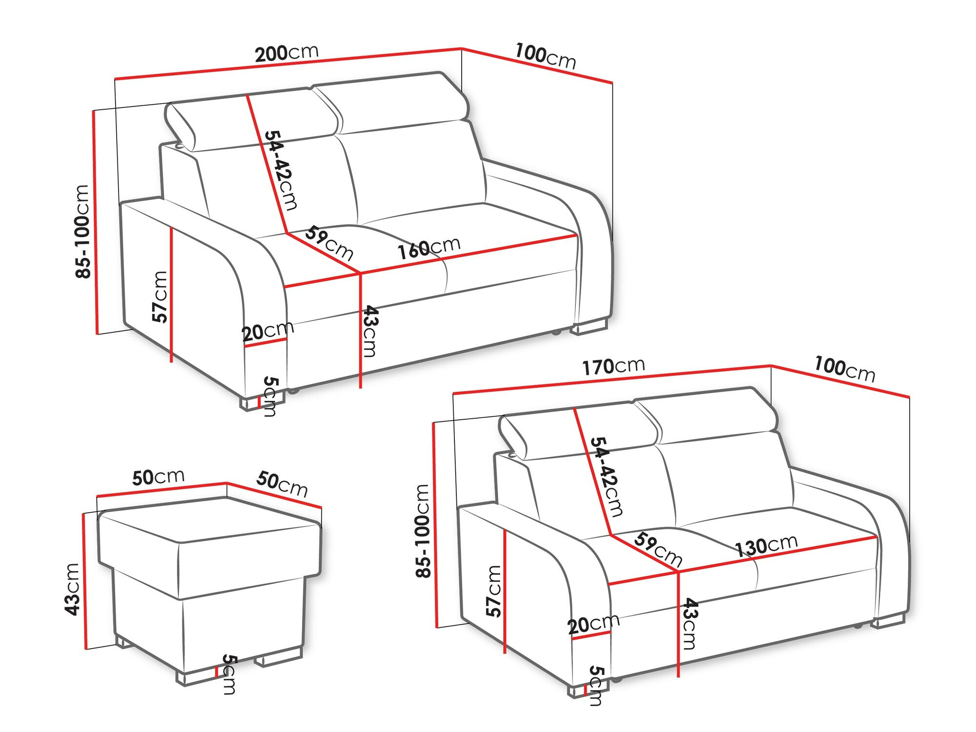 Kárpitozott bútorok Etrcala 107 (Crown 2)