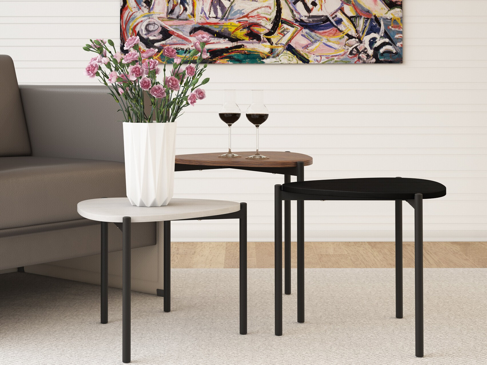 Oldalsó asztalok szett Denton 1449