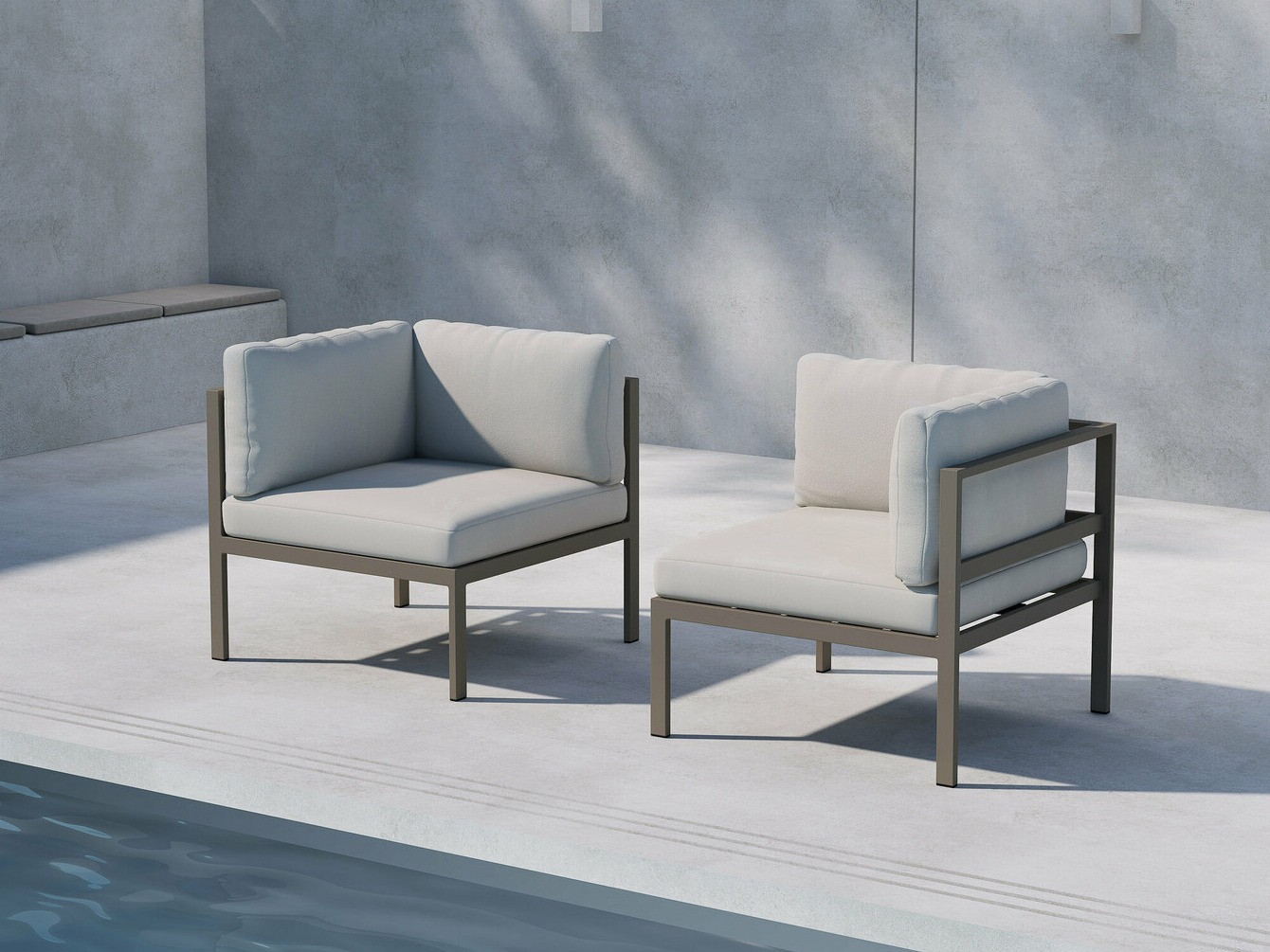 Kerti fotel Dallas 4740 (Barna + Bézs)