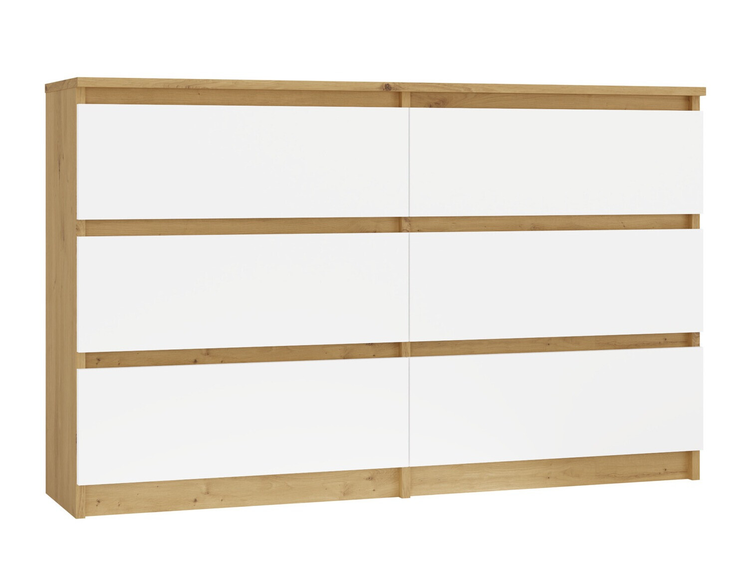 Komód Elbvelu 103 (Artisan tölgy + Fehér)