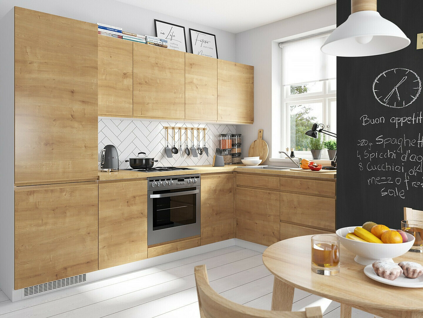 Moduláris sarokszekrény Soli Oak 127