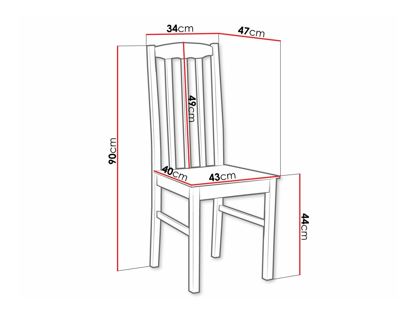 Szék Victorville 367 (Sonoma tölgy)