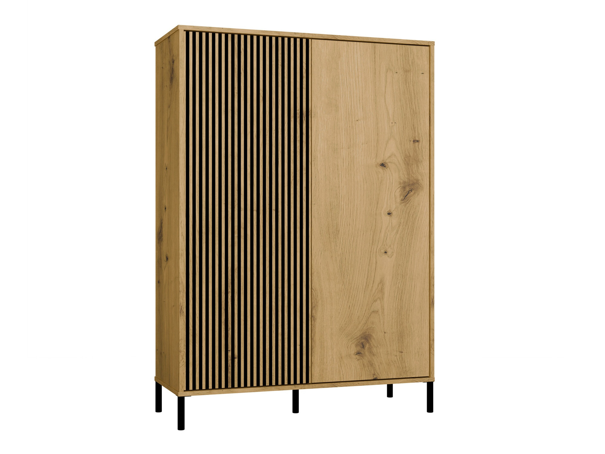 Könyvespolc Orlsone 102 (Artisan tölgy + Fekete)