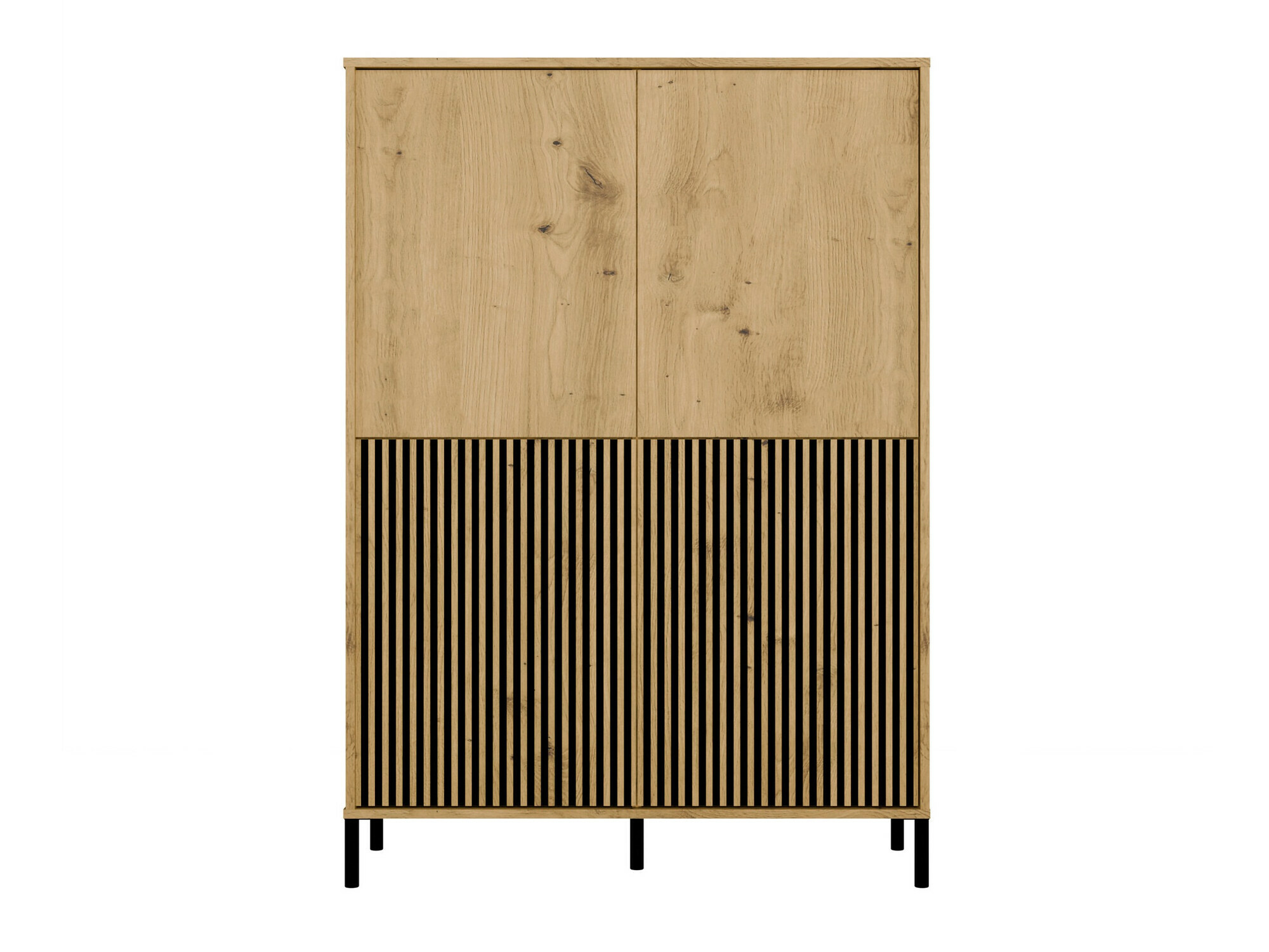 Könyvespolc Orlsone 104 (Artisan tölgy + Fekete)