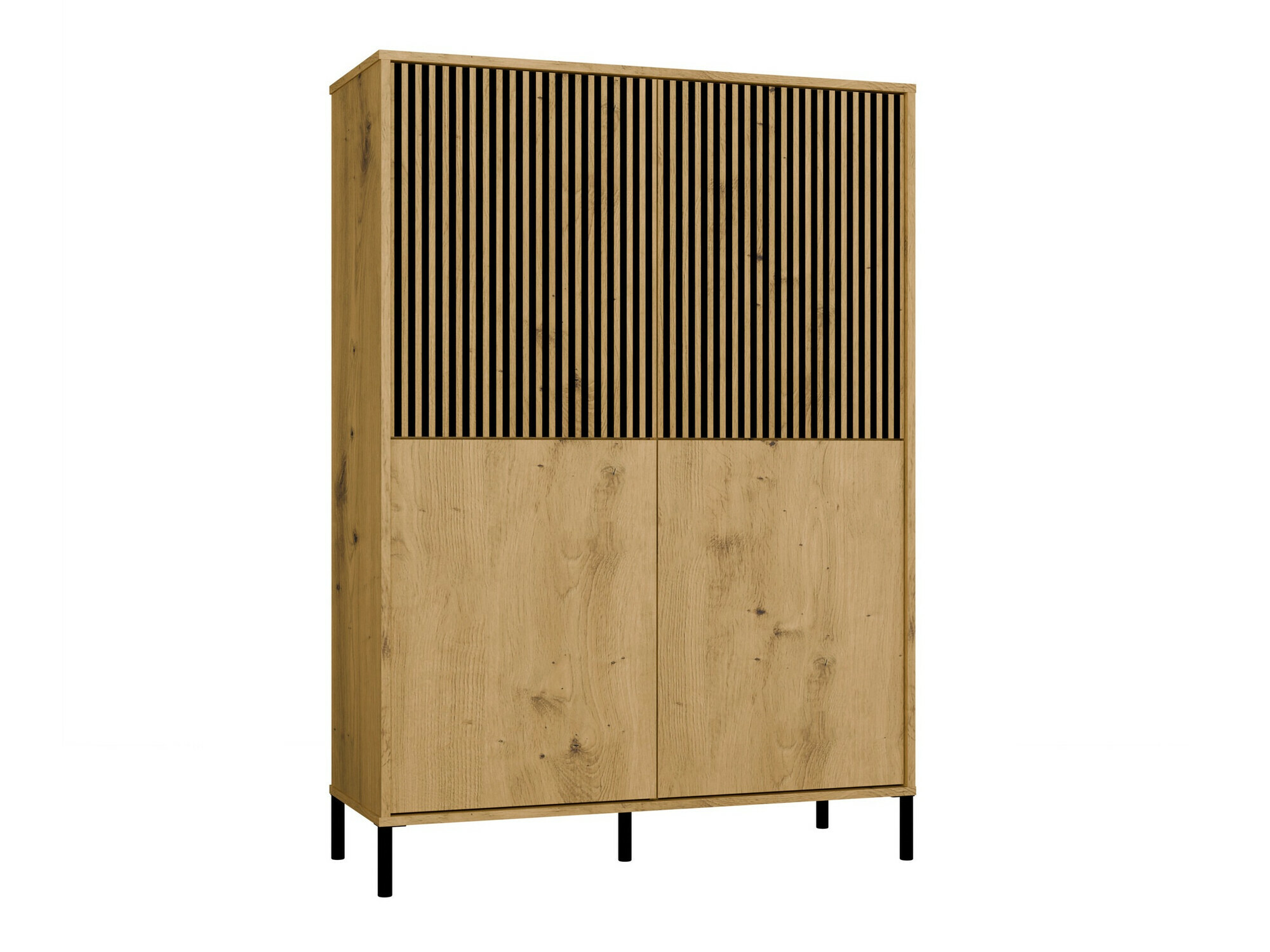 Könyvespolc Orlsone 104 (Artisan tölgy + Fekete)