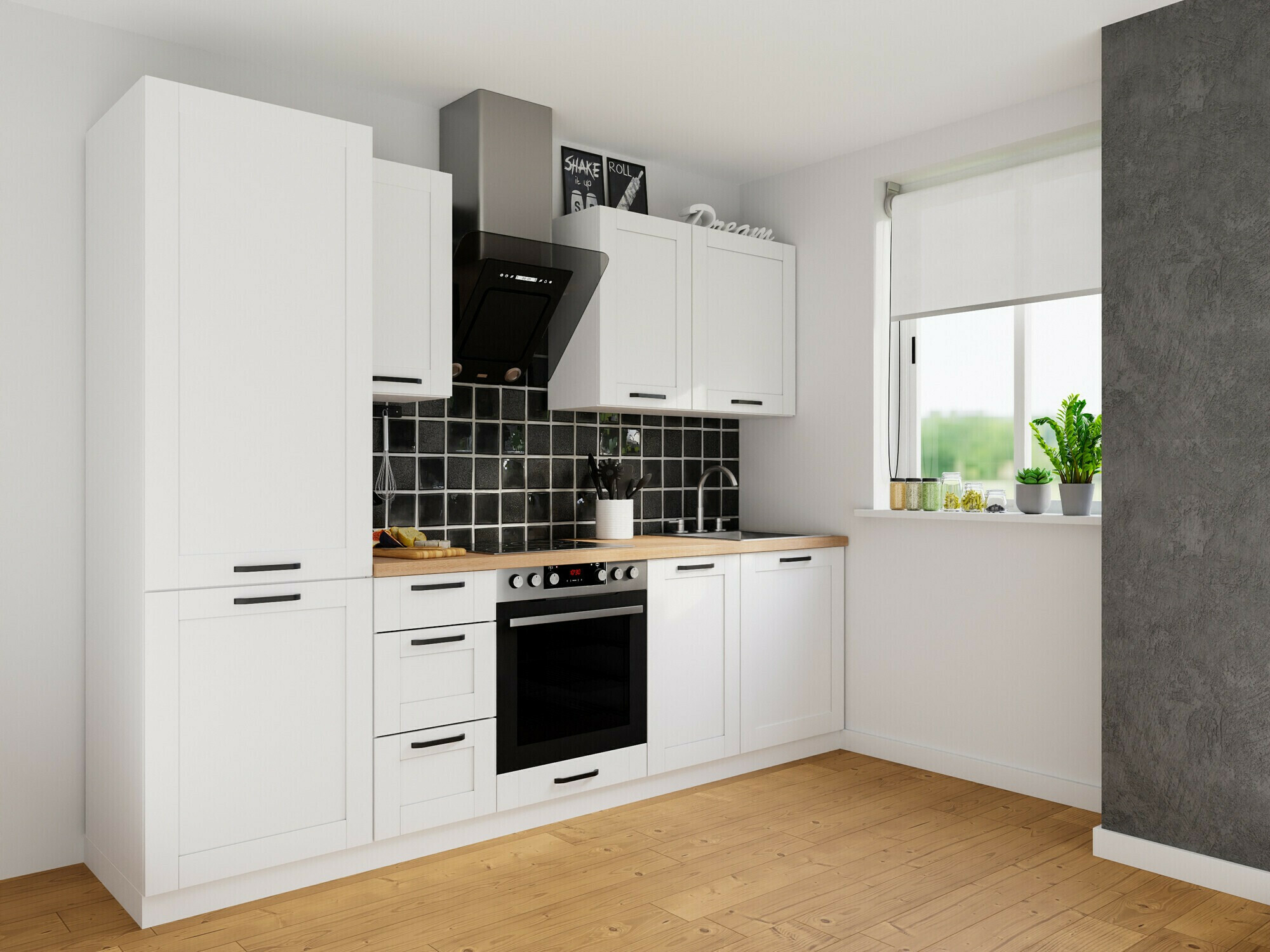 Moduláris fali szekrény Eva White 139