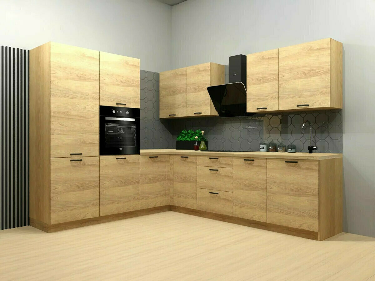 Moduláris sarokszekrény Amper Oak 130