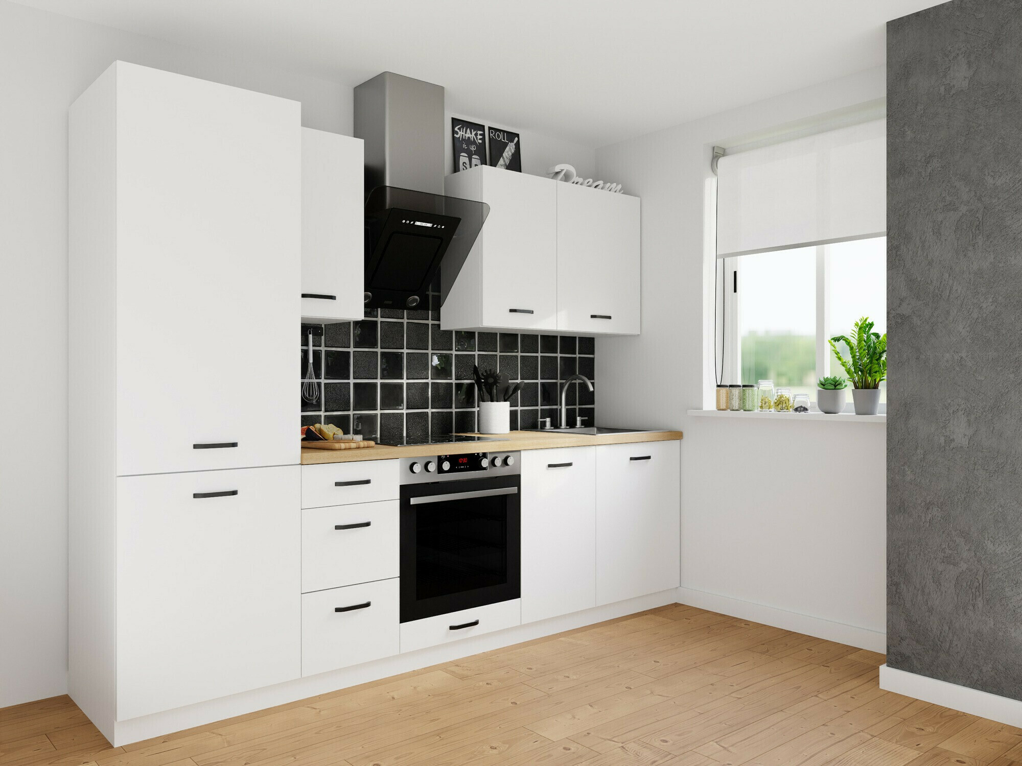 Moduláris szekrény beépített készülékekhez Top White 126