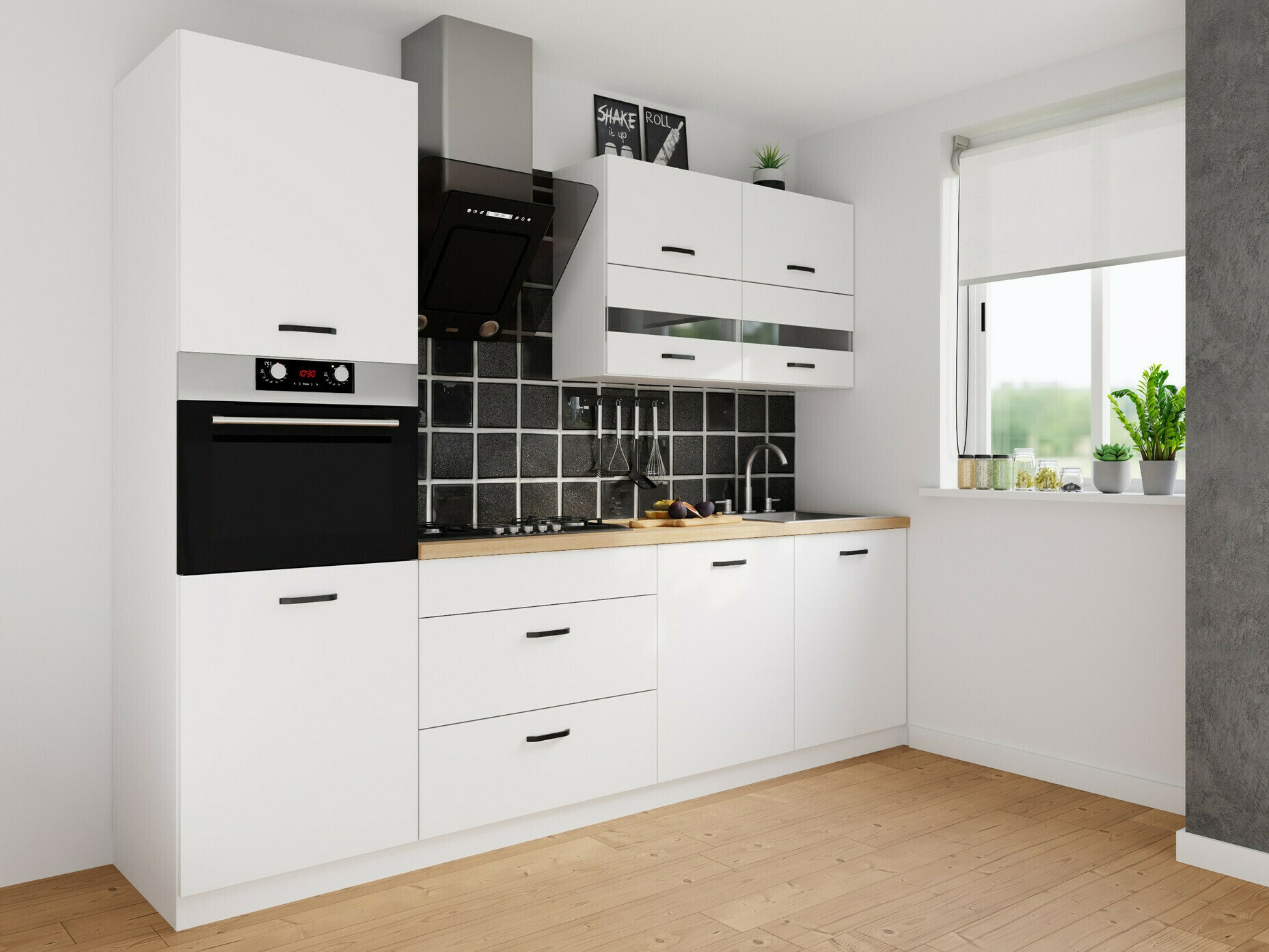 Moduláris szekrény beépített készülékekhez Top White 134