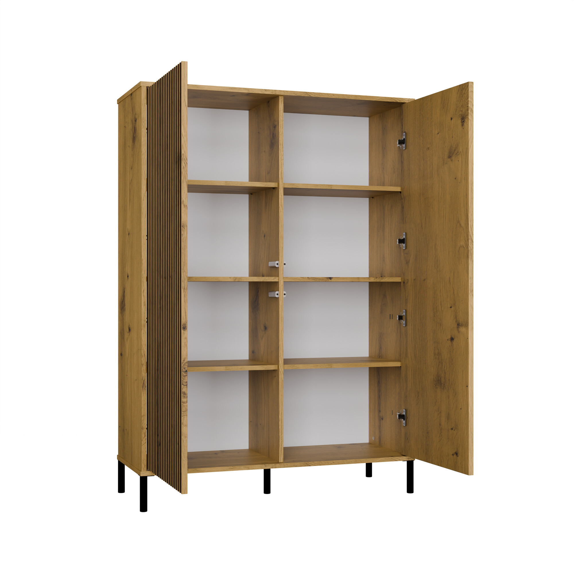 Nappali szett Orlsone 105 (Artisan tölgy + Fekete)