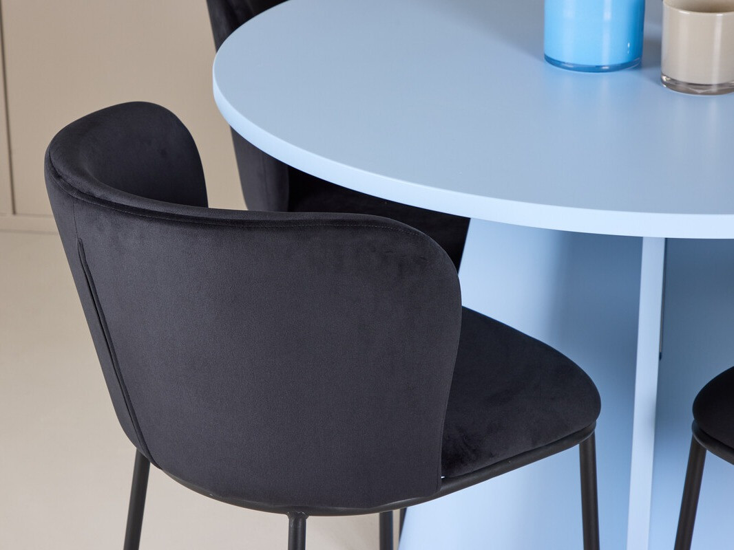 Étkezőgarnitúra Dallas 4746 (Fekete)