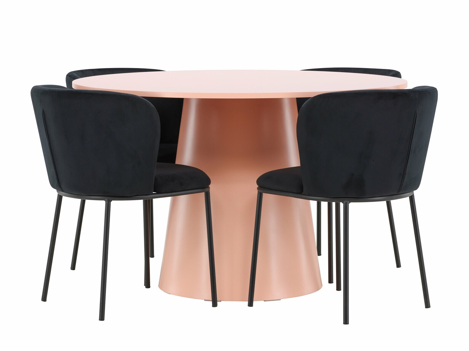 Étkezőgarnitúra Dallas 4750 (Fekete)