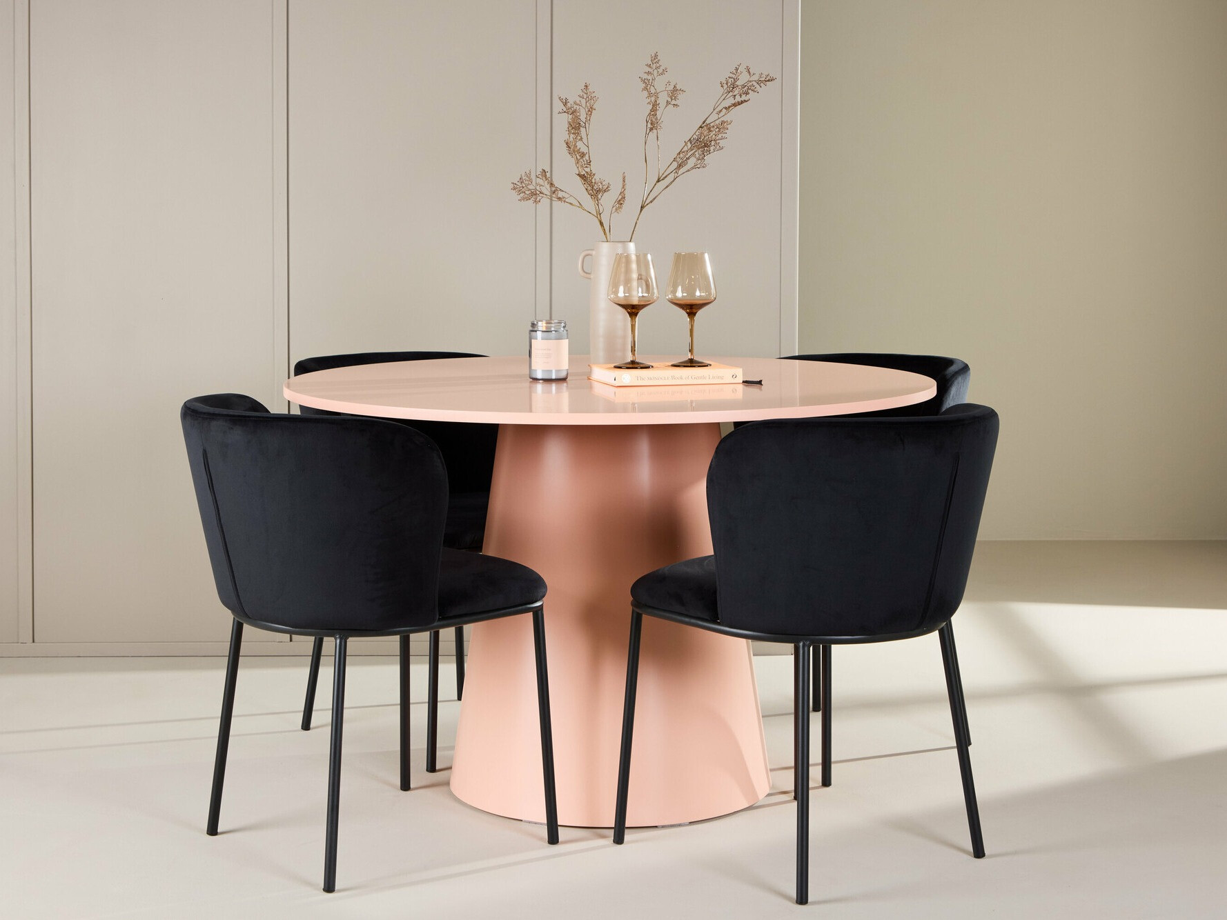 Étkezőgarnitúra Dallas 4750 (Fekete)