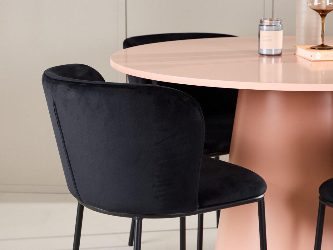 Étkezőgarnitúra Dallas 4750 (Fekete)