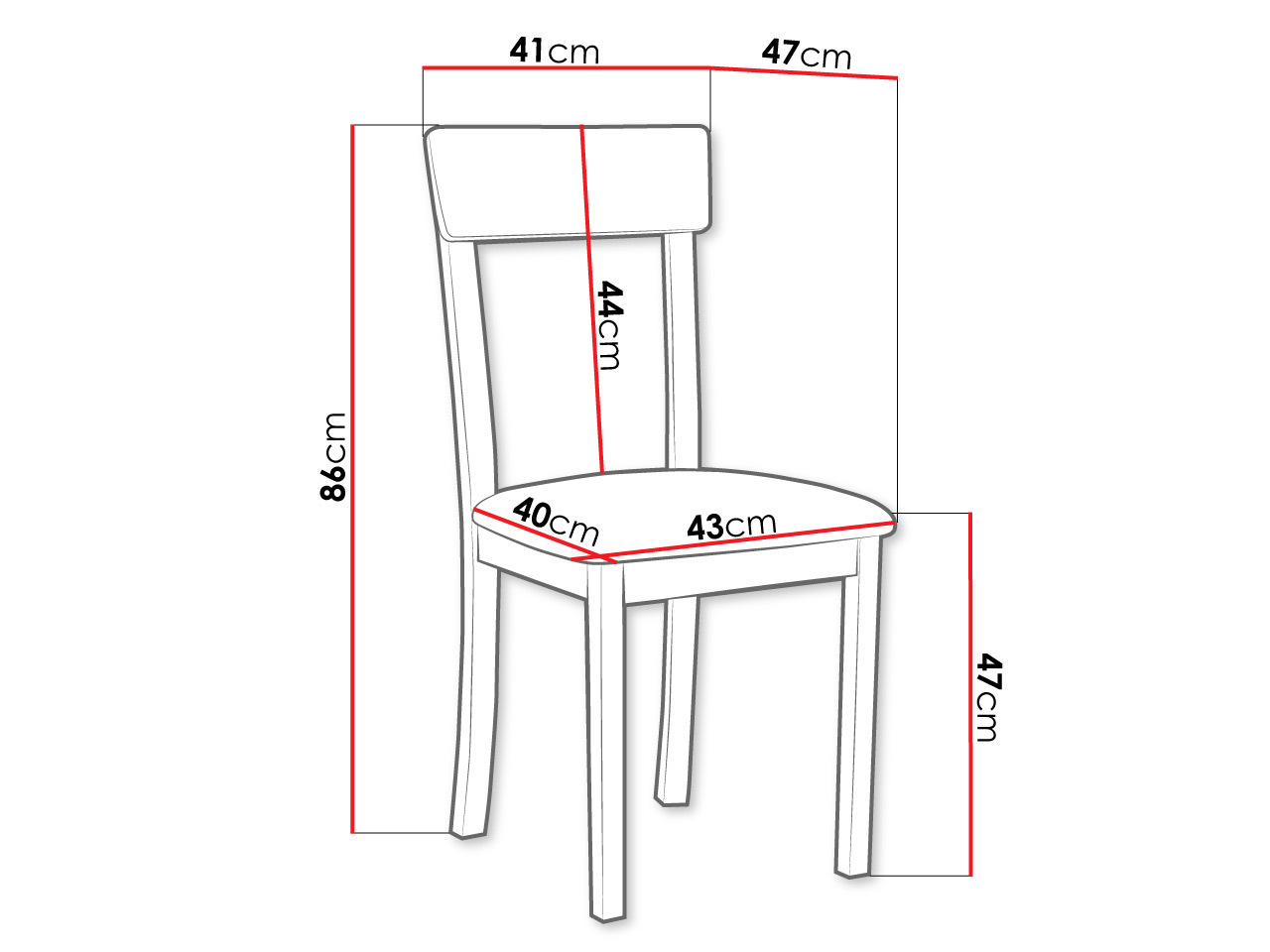 Szék Victorville 352 (Fehér)