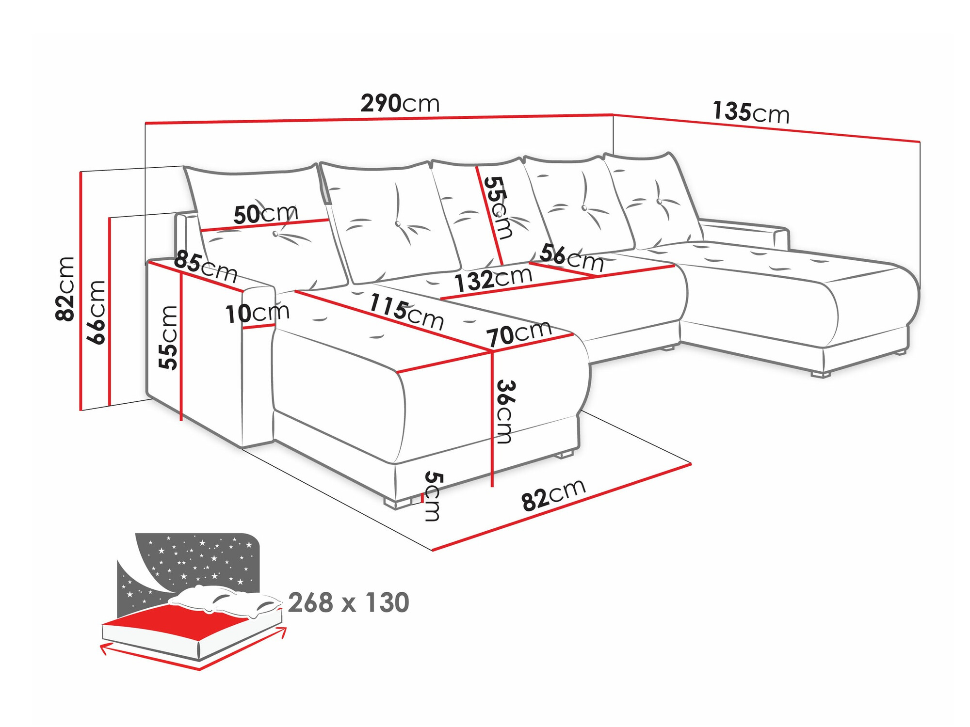Sarokkanapé Memphis 106 (Lux 29 Strona)