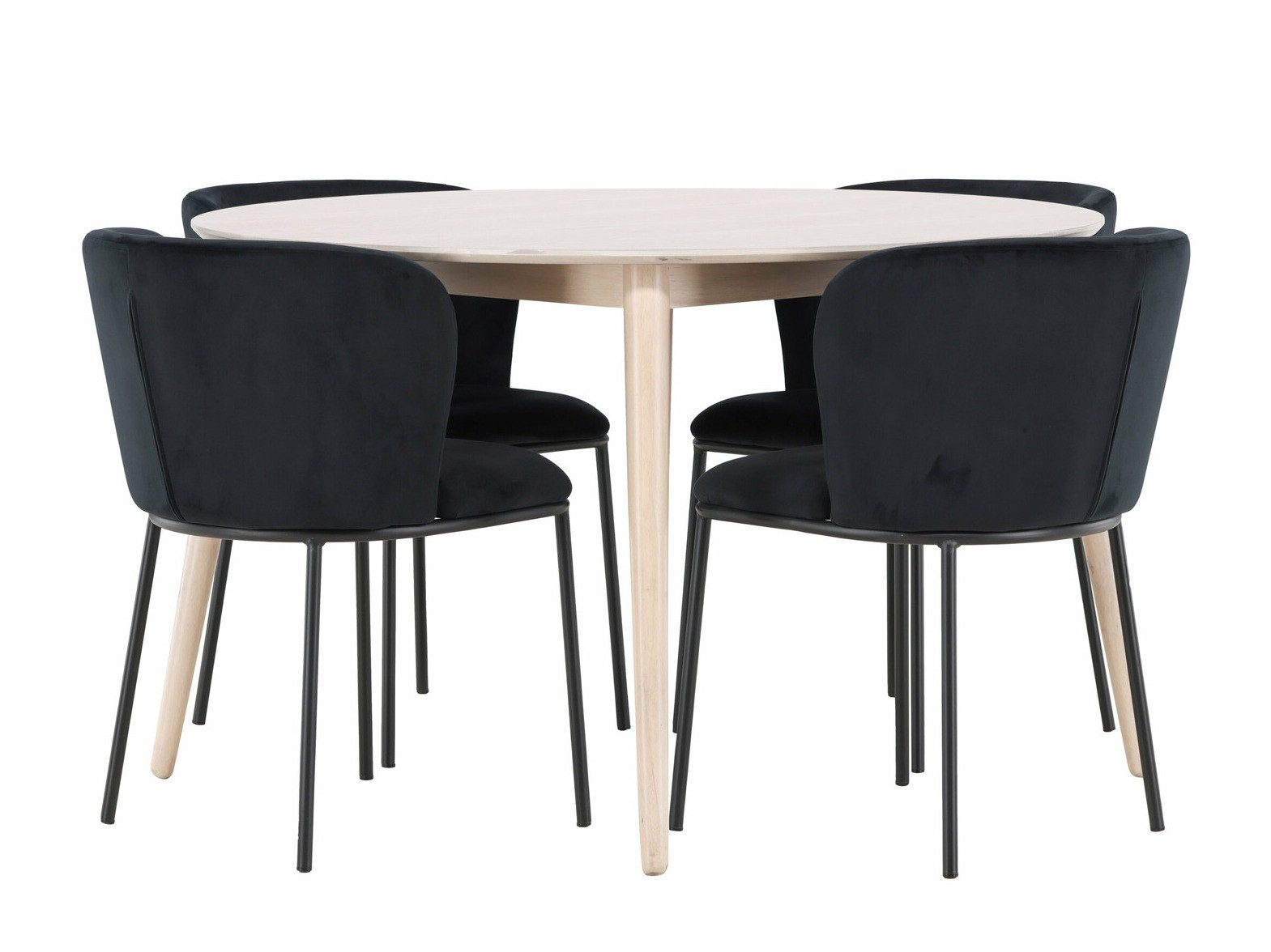 Étkezőgarnitúra Dallas 4760 (Fekete)