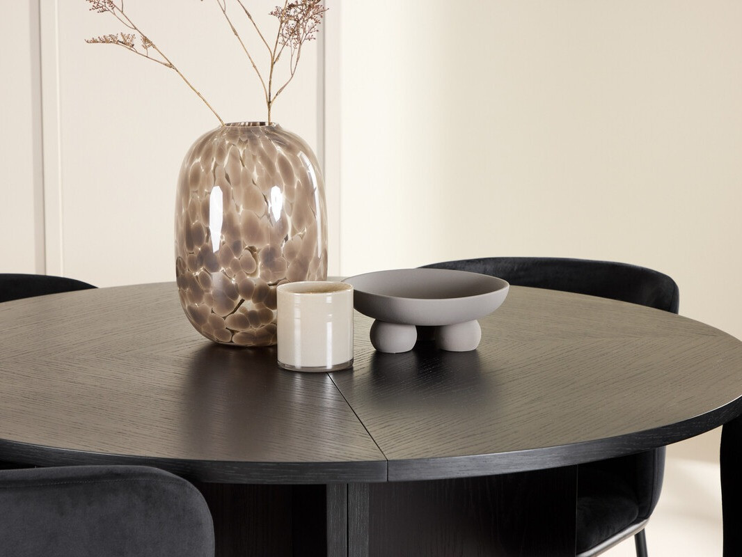 Étkezőgarnitúra Dallas 4761 (Fekete)