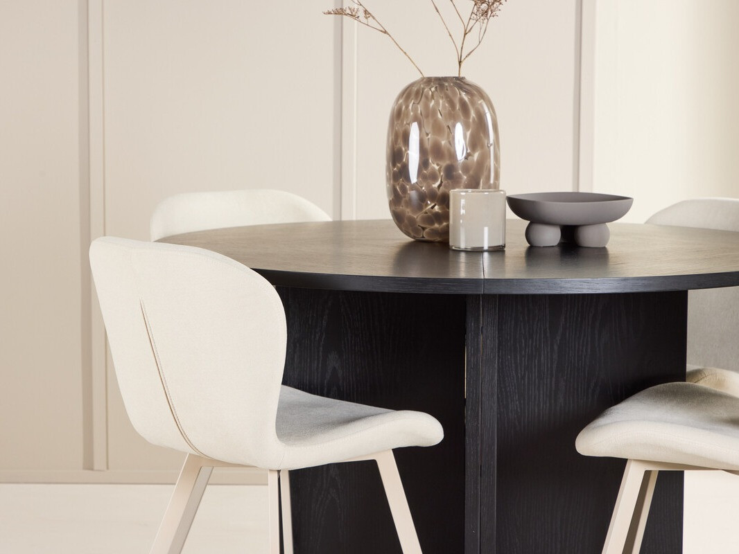 Étkezőgarnitúra Dallas 4762 (Fekete)