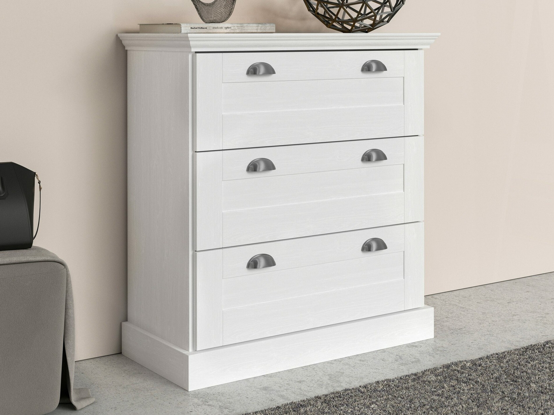 Komód Salfelo 102 (Fehér)