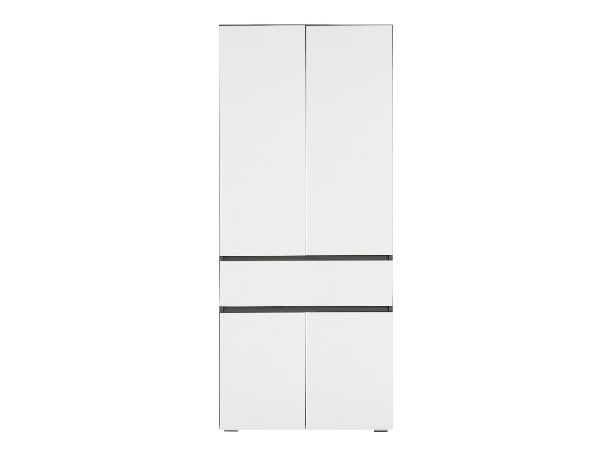 Beépített fürdőszoba szekrény Soncamu 113 (Fehér + Antracit)