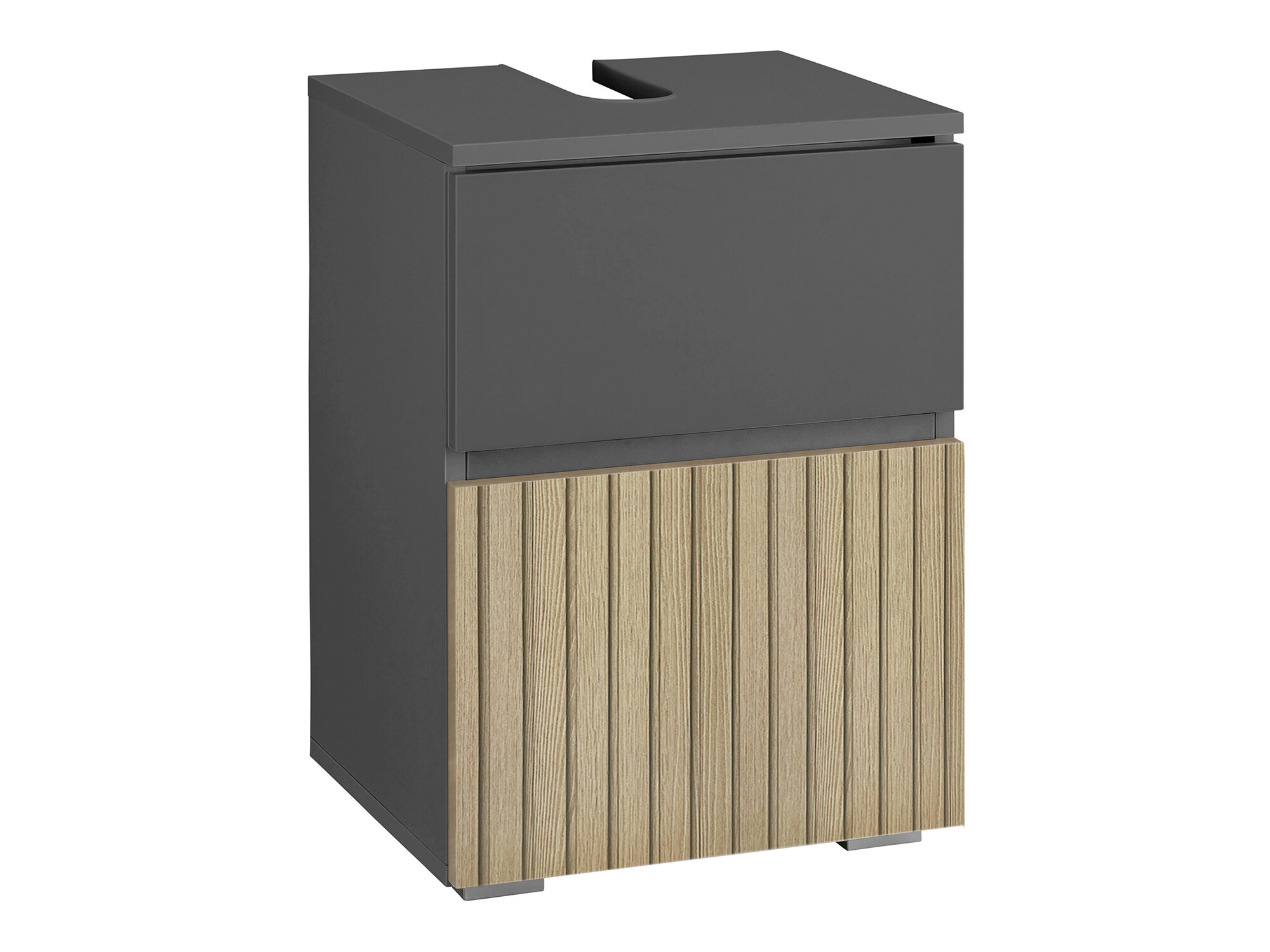 Mosdó alatti szekrény Soncamu 103 (Antracit + Világos tölgy)
