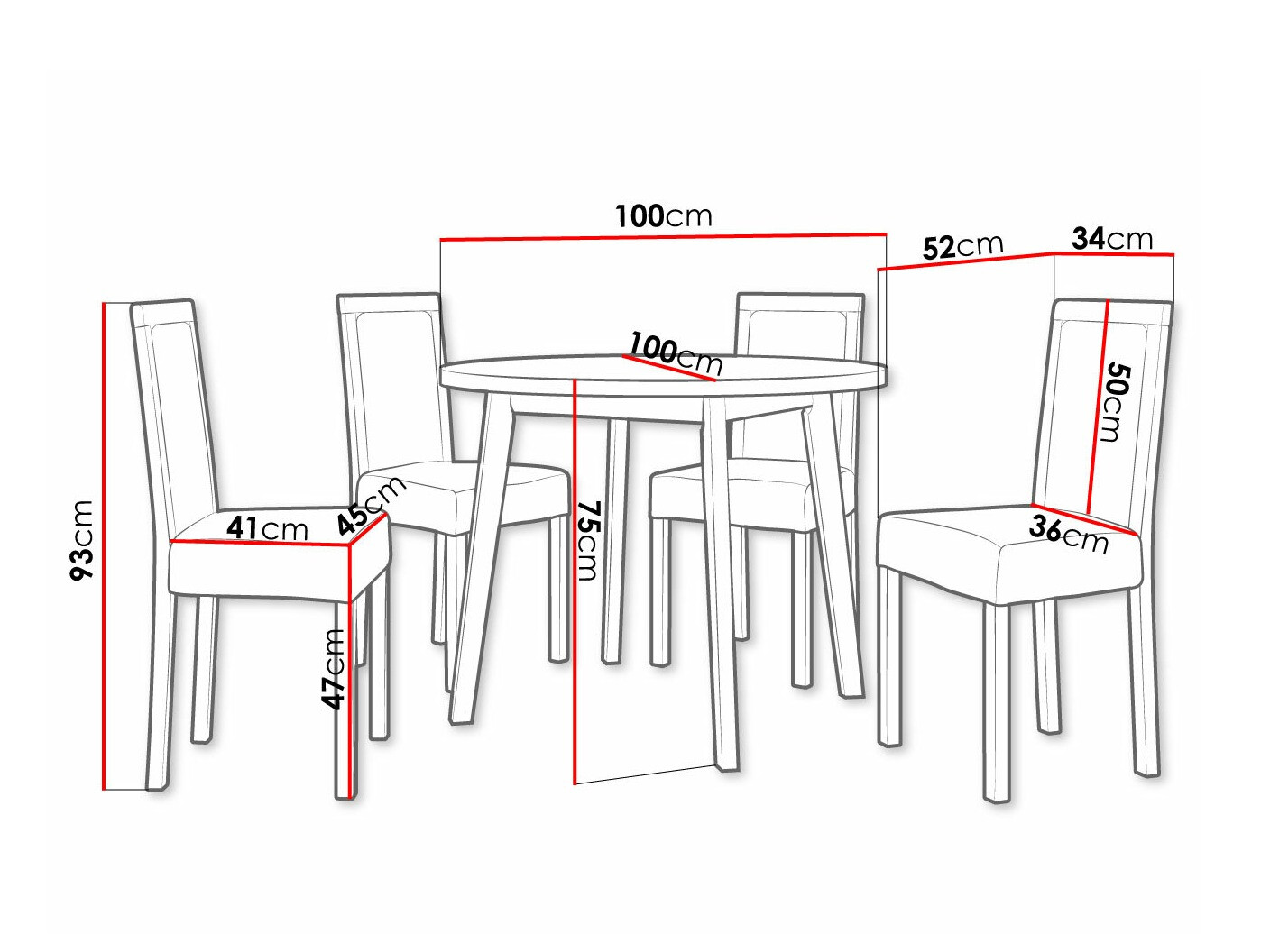 Étkezőgarnitúra Victorville 255